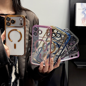 เคสโทรศัพท์ใสแบบแม่เหล็ก TPU นิ่ม สำหรับ iPhone 18 17 Air 15 14 13 12 11 Pro Max 16 Plus รองรับการชาร์จไร้สาย - Product Image 4