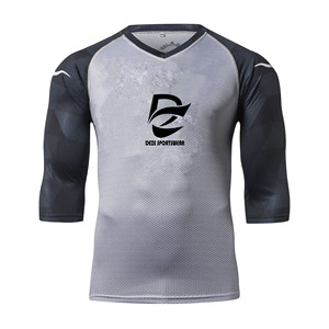 Jersey de Ciclismo Personalizado Unisex Profesional de Manga 3/4, Secado Rápido, Ligero y Personalizable para DH MTB, Superventas - Product Image 1