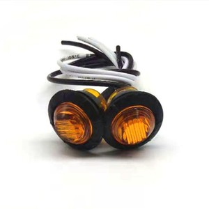 Feu de position latéral 3 LED 12V ambre rond pour camion, voiture, fourgonnette – Amélioration et rétrofit - Product Image 2