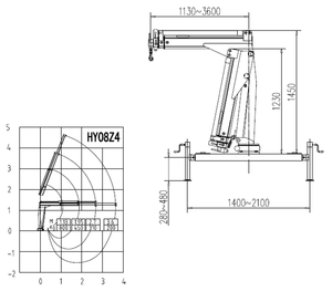 رافعة هيدروليكية صغيرة 0.8 طن مع محطة ضخ بالتيار المستمر للبيع - Product Image 6