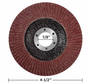 SATC 20PCS 4-1/2 "X 7/8" Disques à lamelles en oxyde d'<span class=keywords><strong>aluminium</strong></span> Disque flexible avec certificat MPA - Product Image 4