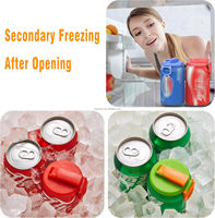Couvre-boîte de soda en silicone de qualité alimentaire, couvercle d'étanchéité réutilisable pour canettes de soda