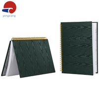 Carnet à spirale double personnalisé, couverture rigide, planificateur de luxe à spirale métallique, certifié FSC EN71, cadeau promotionnel
