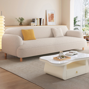 Sofà componibile in tessuto minimalista italiano per piccoli salotti arredo casa - Product Image 1