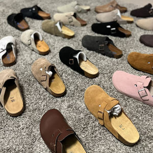 Birkenstocks 2026 Verano Nuevas Sandalias de Corcho de Doble Hebilla para <span class=keywords><strong>Hombre</strong></span> y Mujer, Sandalias de Cuero para Exteriores con Plantilla Cómoda - Product Image 3