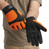 Gants de travail pratiques, neutres en termes de genre, avec poignée en forme de paume, doigts renforcés, épaissis, défense ventilée, pour le travail en extérieur, protection des mains