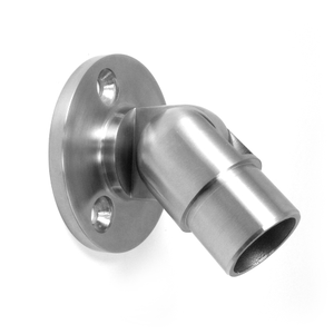 C110212 Placa de acero inoxidable satinado AISI 304 con junta Ø 33,7X2,0 in para barandillas y pasamanos - Product Image 1