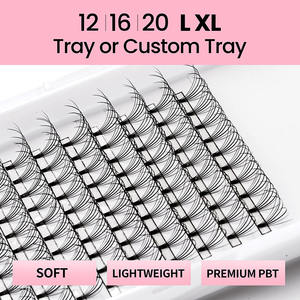 ขนตา<span class=keywords><strong>ปลอม</strong></span>สำเร็จรูป 10D 12D สีดำเข้ม แบบก้านสั้น ขนตา<span class=keywords><strong>ปลอม</strong></span>แบบพัด ขนตา<span class=keywords><strong>ปลอม</strong></span>แบบนุ่ม - Product Image 3