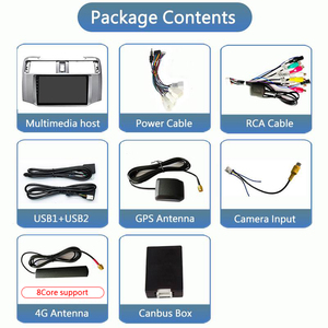 9 inch <span class=keywords><strong>Android</strong></span> tự động thiết bị điện tử âm thanh xe hơi hệ thống AHD BT Stereo Video đa phương tiện Player cho Toyota 4Runner Xe Máy nghe nhạc - Product Image 4