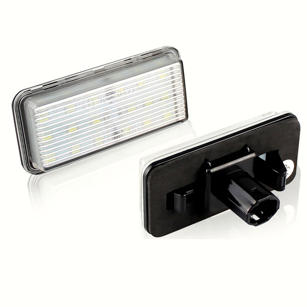 2-Pack LED License Plate Lights For Toyota Land Cruiser, Lexus LX470/LX570 & More - Bright White 6000K, Easy Direct Replacement