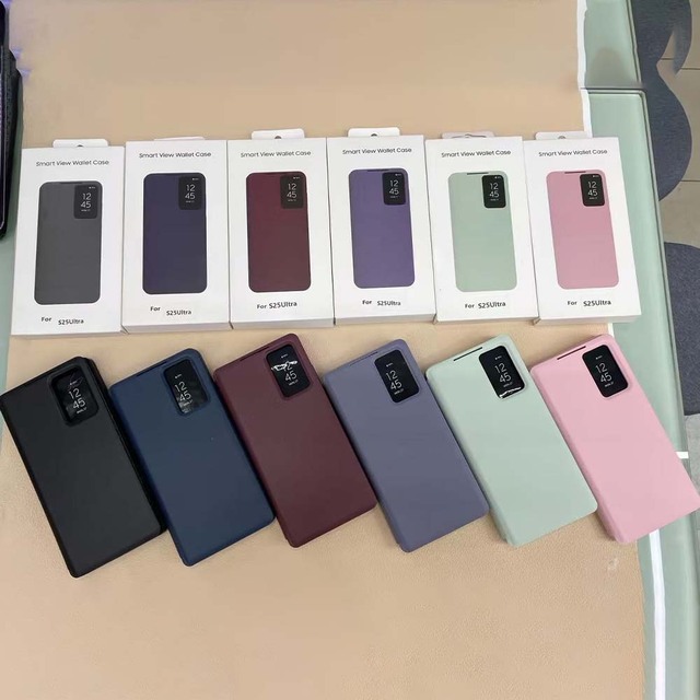 JOYPORODO F011 Wholesale Leather Coque Telephone Foldable Flip Phone Cover for Samsung S26 S25 Ultra Z Fold 7 6 5 Mobile Case