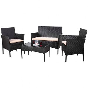 Banco <span class=keywords><strong>de</strong></span> Jardín <span class=keywords><strong>de</strong></span> Mimbre PE <span class=keywords><strong>de</strong></span> 2 Plazas, Económico, Bajo MOQ, <span class=keywords><strong>para</strong></span> Parque - Product Image 5
