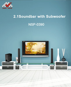 Barre de son 2.1CH avec caisson de basses <span class=keywords><strong>filaire</strong></span> avec haut-parleur <span class=keywords><strong>Bluetooth</strong></span> <span class=keywords><strong>filaire</strong></span> de haute qualité sonore - Product Image 4