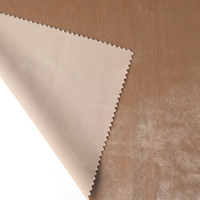 Tissu en velours italien de luxe, doux, brillant, en polyester, pour robe, canapé, rideau, coussin décoratif