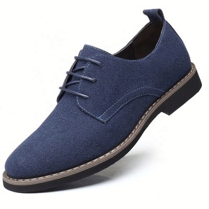 Zapatos Casuales de Gamuza para Hombre, Talla Grande, Estilo Británico, con Cordones, Zapatos de Vestir Retro, Zapatos para Caminar, Zapatos de Hombre - Product Image 6