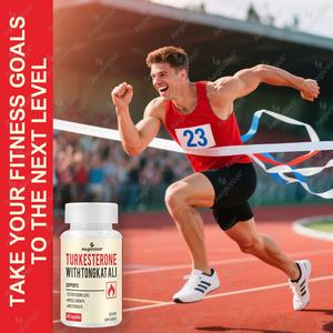 AegleWell Turkesterone & Tongkat Ali Supplément avec Ajuga Turkestanica Augmente l'endurance, la croissance musculaire maigre et la récupération - Product Image 4