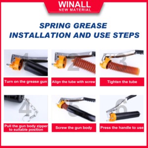 Chaîne de vélo jaune générale tube à ressort en calcium et <span class=keywords><strong>lithium</strong></span> <span class=keywords><strong>graisse</strong></span> lubrifiante - Product Image 5