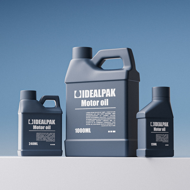 Empty Custom 120ml 240ml 1000ml HDPE HDPE Empty Motor Oil Bottle for Engine Oil
