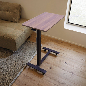<span class=keywords><strong>Table</strong></span> de chevet pneumatique réglable avec roues Design moderne hôpital médical mobile debout bureau <span class=keywords><strong>Table</strong></span> de chevet chariot - Product Image 1