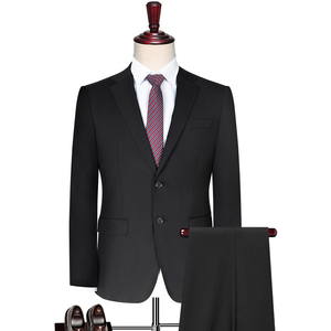 Costumes et blazer pour hommes Costumes coupe ajustée pour mariage au bureau Manteau de <span class=keywords><strong>gentleman</strong></span> Costume formel pour hommes Vestes classiques en rayonne - Product Image 2