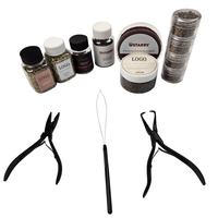 Perles de Micro Anneaux pour Extensions de Cheveux sur Mesure Doublées en Silicone, Outils et Accessoires pour Extensions Capillaires
