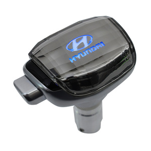 Crystal Gear <b>Shift</b> <b>Knob</b> For Hyundai Kia Automatic Cars Silver Aluminum Alloy Rustproof Part QZXN M18 A - Product Image 2