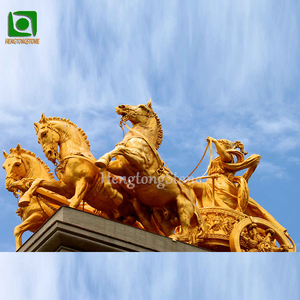 Réplica famosa escultura <span class=keywords><strong>de</strong></span> <span class=keywords><strong>caballo</strong></span> y carro romano <span class=keywords><strong>de</strong></span> <span class=keywords><strong>guerra</strong></span> <span class=keywords><strong>de</strong></span> resina <span class=keywords><strong>de</strong></span> fibra <span class=keywords><strong>de</strong></span> vidrio - Product Image 4