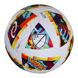 Aiju <span class=keywords><strong>Euro</strong></span> Ballon de football professionnel personnalisé de haute qualité Tailles 4 et 5 PU Leather Match Football Training Custom Balon de Futbol - Product Image 3