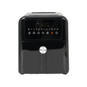 قلاية هوائية احترافية سوداء كبيرة السعة بشاشة لمس رقمية سهلة التحكم للطهي الصحي في المنزل - Product Image 2