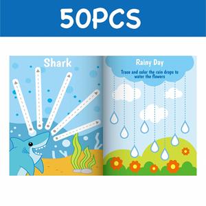 50 Cahiers d'Exercices d'Écriture avec Motifs Amusants pour Enfants et Parents – Livre Interactif pour le Contrôle du Crayon - Product Image 2