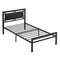 Cadre de lit en métal moderne de luxe, taille simple, facile à assembler, lit intelligent au design simple pour chambre à coucher ou hôtel, literie de beauté