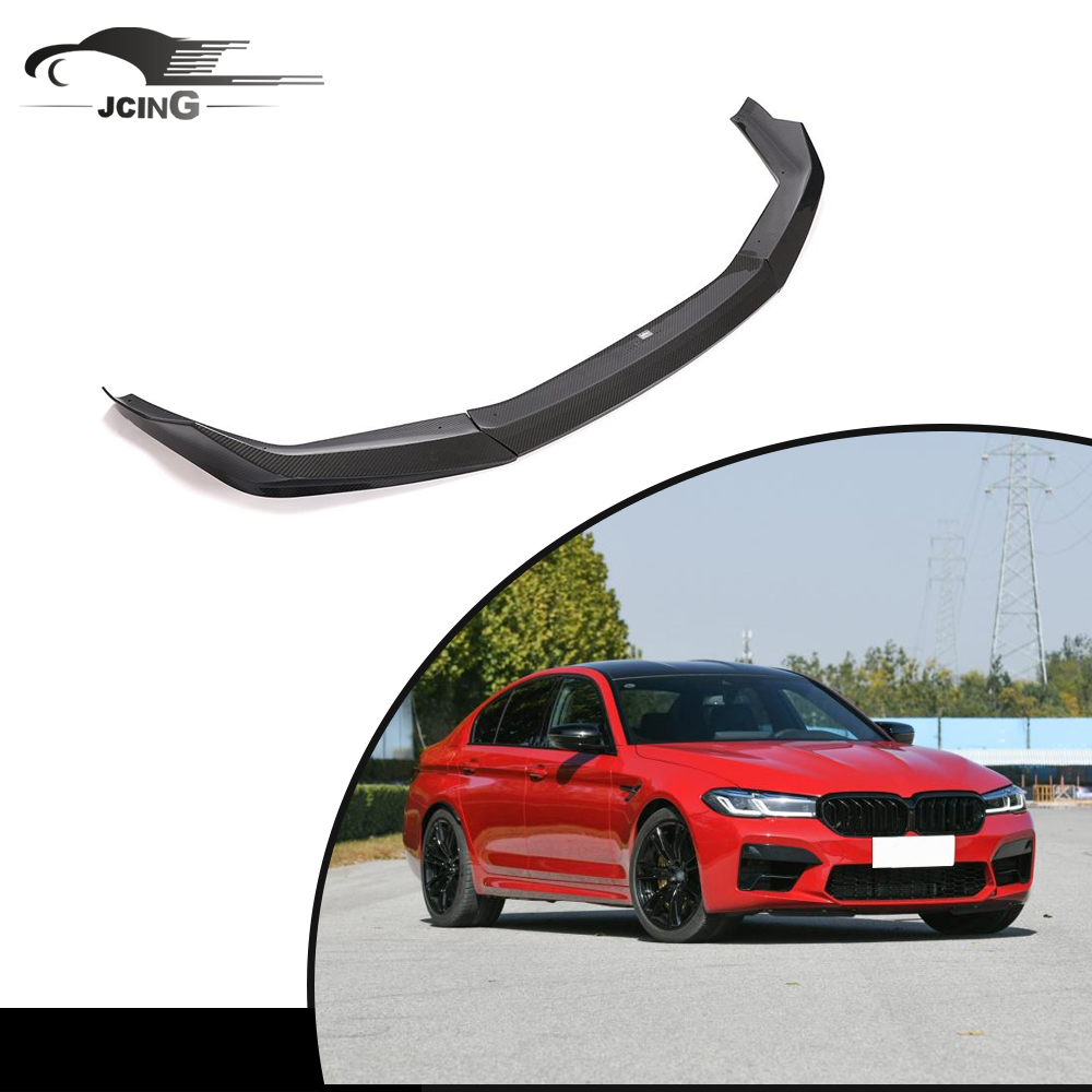 Фабрика ODM, высокое качество, F90 LCI, сухое углеродное волокно, передний сплиттер для губ, подбородок, автомобильный комплект кузова для BMW F90 M5 LCI, 4-дверный 2021