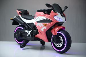 Moto <span class=keywords><strong>de</strong></span> <span class=keywords><strong>course</strong></span> rechargeable pour enfants, moto électrique à deux roues avec roues en EVA, pour la conduite des enfants - Product Image 4