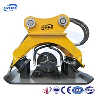 Compacteur vibrant hydraulique pour mini-excavatrice HOPE Factory Direct, vente chaude, accessoires pour excavatrice de 1 à 3 tonnes
