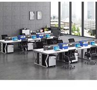 Couleur en option nouveau design moderne taille standard incurvé cloisons modulaires en aluminium poste de travail meubles de cabine de bureau