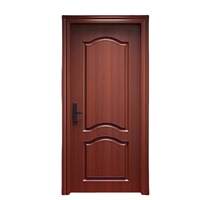 Portes intérieures en bois massif assemblées et peintes, placage de chêne naturel, design de chambre à coucher, nouvelle maison, vente en gros Chine