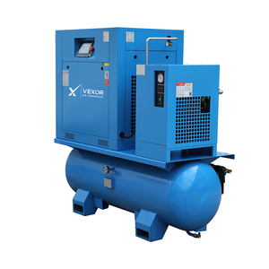 Compressore d'aria industriale elettrico rotativo a vite integrato 4 in 1 da 200 L, 300 L, 400 L, 500 L con essiccatore d'aria combinato - Product Image 3