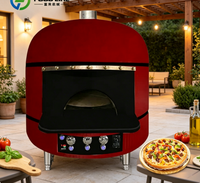 Oven Pizza 260c Oven Pizza Putar Oven Pizza dengan Pembakar Oven Pizza Komersial Oven Pizza Listrik
