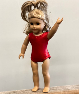 Alta calidad Spandex gimnasia y baile <span class=keywords><strong>Ballet</strong></span> leotardo entrenamiento Dancewear para muñecas <span class=keywords><strong>de</strong></span> 18 pulgadas ropa <span class=keywords><strong>de</strong></span> Fitness para niñas - Product Image 2