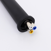 Matt Black Ro Eau Potable 3 Voies Soda Tap SS304 Acier Inoxydable Filtre Refroidisseur Eau Pétillante Tout en Un 3 Voies Robinet