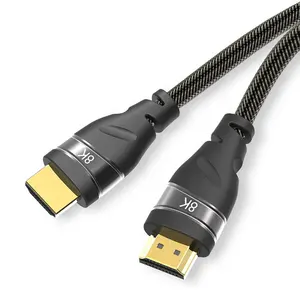 Xput OEM Customized LOGO 120Hz Braided 8K HDMI 2.1 Cable 8K 60Hz-4K 120Hz HDMI Kabel 1 Meter 2 Meter 3 Meter