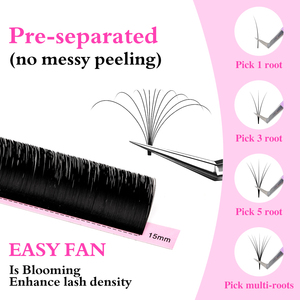 Extensiones <span class=keywords><strong>de</strong></span> <span class=keywords><strong>Pestañas</strong></span> <span class=keywords><strong>de</strong></span> Seda Lymeebeauty, Etiqueta Personalizada, <span class=keywords><strong>Pestañas</strong></span> Negras Naturales, Veganas, Libres <span class=keywords><strong>de</strong></span> Crueldad, Fáciles <span class=keywords><strong>de</strong></span> Aplicar - Product Image 6