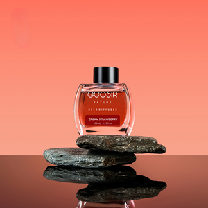 Diffuseur <span class=keywords><strong>de</strong></span> parfum aux fruits et aux fleurs 120 ml, diffuseur d'huiles essentielles avec bâtonnets en rotin naturel pour la maison et l'hôtel - Product Image 4