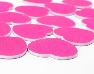 Nuevo creativo de la rosa en forma de corazón de lima de uñas pulido de doble cara uñas pulido de archivo de herramienta de la manicura - Product Image 4