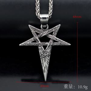 <span class=keywords><strong>Collier</strong></span> Pentagramme Inversé, <span class=keywords><strong>Collier</strong></span> Triple <span class=keywords><strong>Lune</strong></span> Déesse, Pendentif Gothique <span class=keywords><strong>Lune</strong></span> et Étoile, Amulette de Protection, <span class=keywords><strong>Collier</strong></span> Pentagramme - Product Image 5