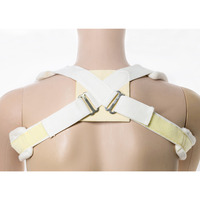 Ceinture de soutien postural unisexe réglable, attelle de clavicule et d'épaule, sangle élastique douce et respirante pour usage quotidien