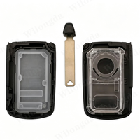 Boîtier de clé télécommande intelligent 2/3/4 boutons en ABS et métal pour Avalon, Camry, RAV4, Corolla, Highlander