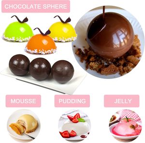 <span class=keywords><strong>Moule</strong></span> à Gâteau en Silicone Demi-Cercle 24 Cavités <span class=keywords><strong>Mini</strong></span> Cuisson Dôme Rond Fondant <span class=keywords><strong>Moule</strong></span> à Bonbons au Chocolat - Product Image 6