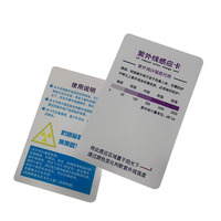 Logotipo personalizado código QR 213 / 215 / 216 13,56 MHz NFC PVC tarjeta de plástico para tarjeta de visita/tarjeta de revisión de Google
