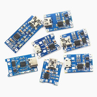 10 pièces/lot, batterie au lithium 18650 5V 1A, interface USB TYPE-C, module de charge TP4056